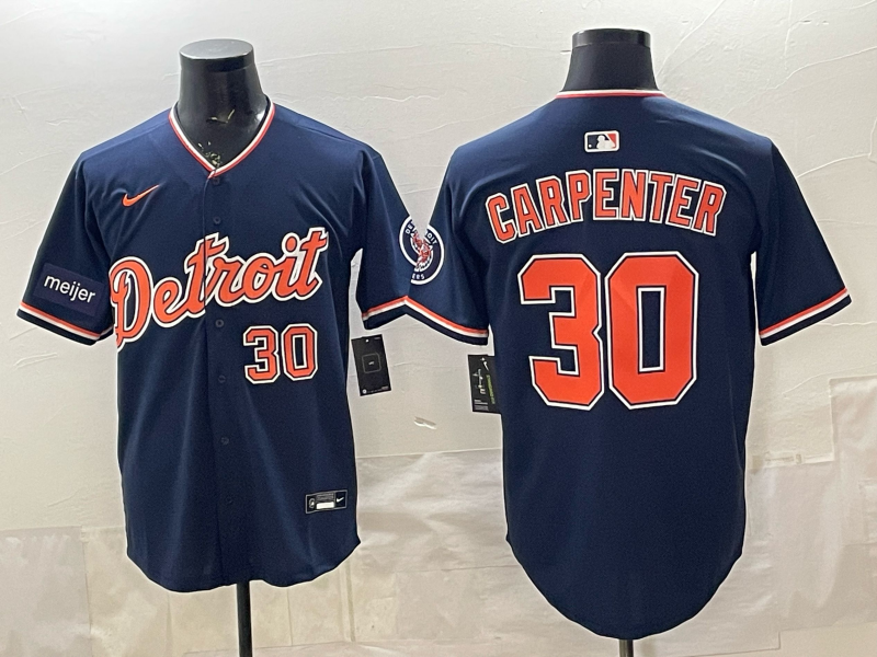 Men Detroit Tigers #30 Carpenter blue Nike 2026 MLB Jersey 0402003